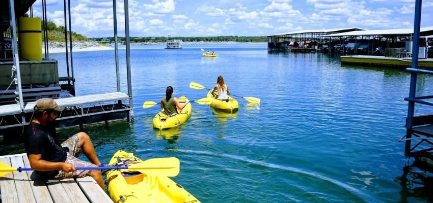 Boat And Catch Some Fishes From Belton Lake Island Pontoon Railways: