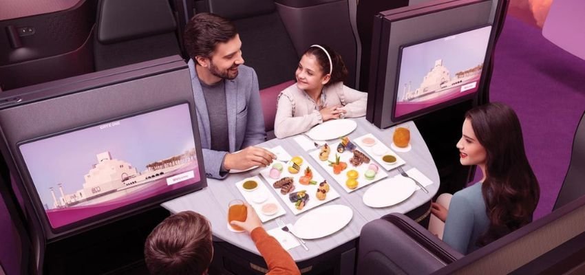 Features of the Qatar Airways Qsuites