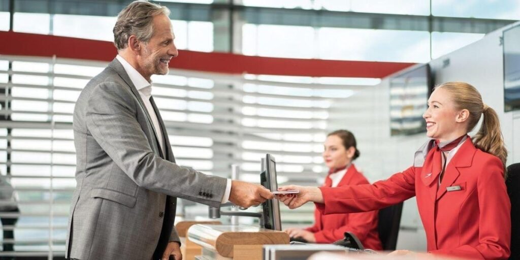 United Airlines Check-In Counter