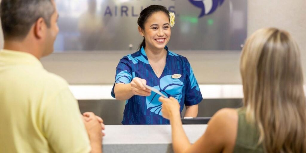 Hawaiian Airlines Check-in at HNL Terminal