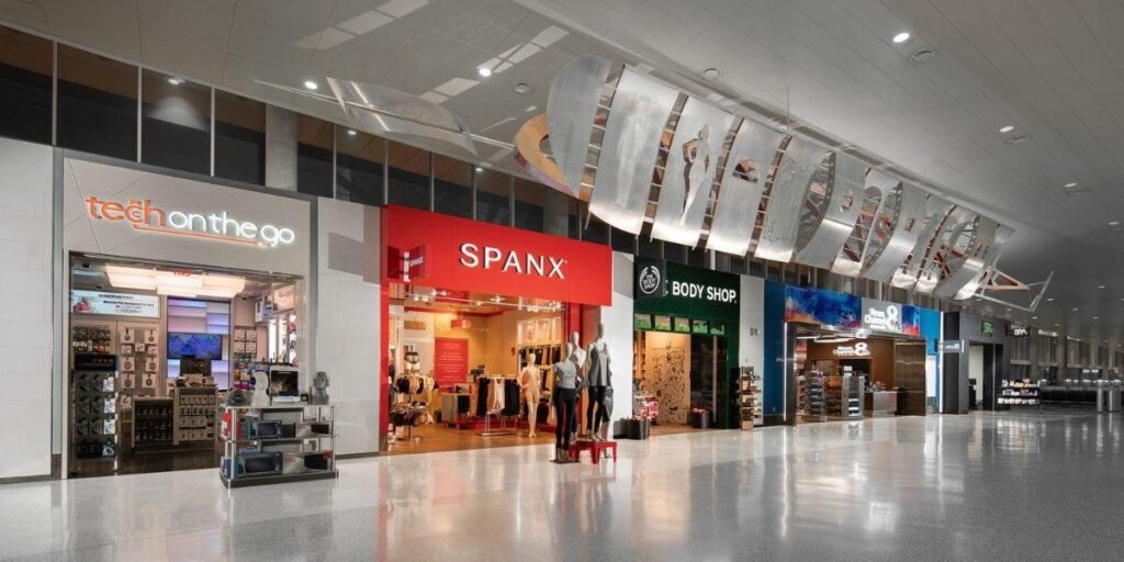 Shops and Food Outlets at Tampa Delta Terminal 