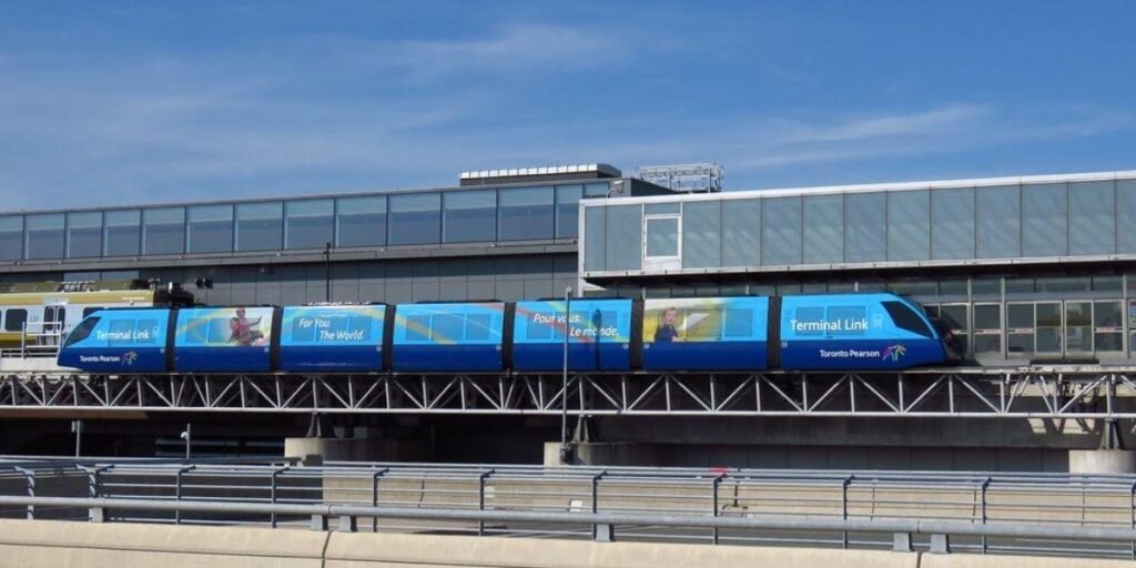 Terminal Link Train at Toronto Pearson Airport 