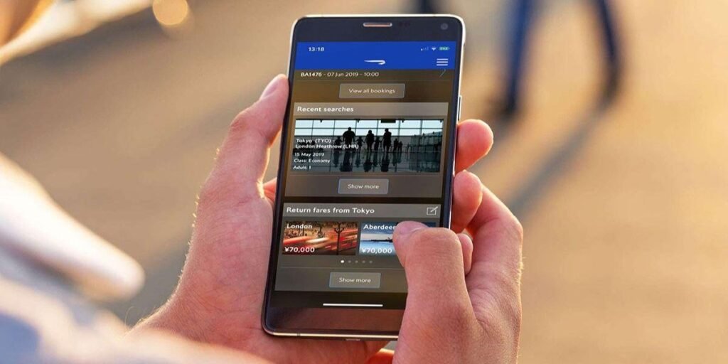 British Airways Online Check-In (Mobile Application and Website)