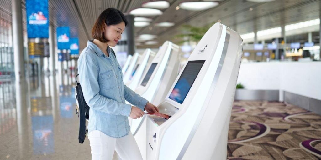 LOT Polish Airline Automated Check-in 